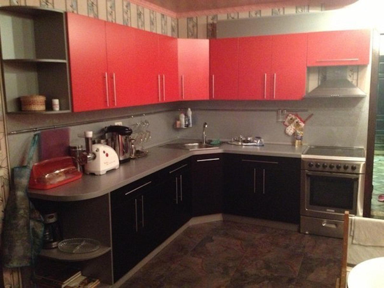 Фото 1 Кухонный гарнитур Баккара. Большая угловая кухня для своего дома | Кухни на заказ на кухникирова.рф